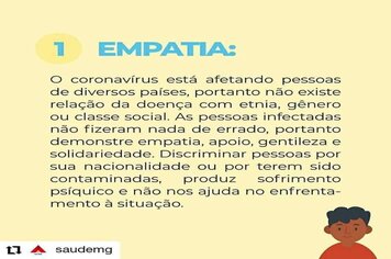 Foto - MATERIAL INFORMATIVO SOBRE CORONAVÍRUS - MINISTÉRIO DA SAÚDE